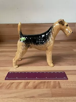 Buy Large Beswick Airedale Terrier No.962 Cast Iron Monarch Vintage Dog Ceramic • 25£