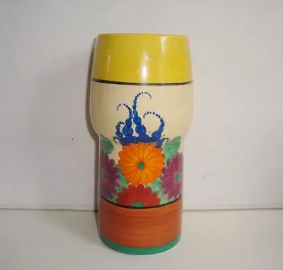 Buy Art Deco Clarice Cliff Bizarre Gayday Vase Shape 376 A/F • 150£