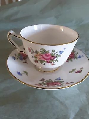 Buy Crown Staffordshire Fine Bone China. Tea Cup And Saucer, Floral. England • 4.73£