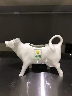Buy Ceramic Dairy Crest Cow Shaped Milk Cream Pourer Spout Jug With Tail Handle RARE • 7£