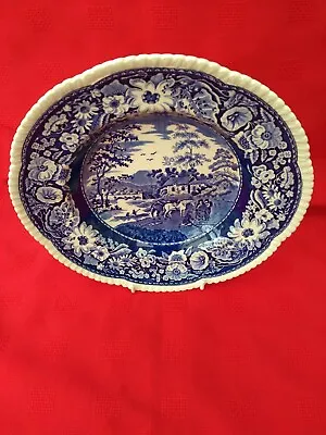 Buy Royal Cauldon England  Nature  Blue & White Transfer Design 24cm Dish/soup Bowl  • 1.59£