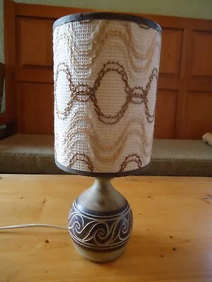 Buy Studio Pottery Lamp Base And Shade By Robert Tarling  Working With Pats Test • 35£