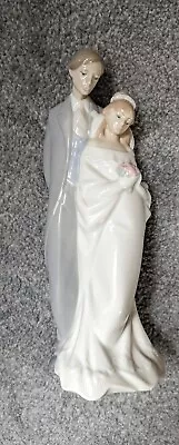 Buy NAO Lladro  Love Always  #1437 Bride & Groom Wedding Porcelain Figurine • 9.99£
