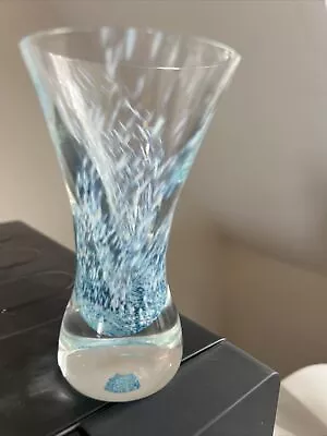 Buy Caithness Glass Vase Blue • 0.99£