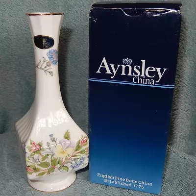 Buy Aynsley English Fine Bone China 'Wild Tudor' Bud/Single Stem Vase • 9.45£