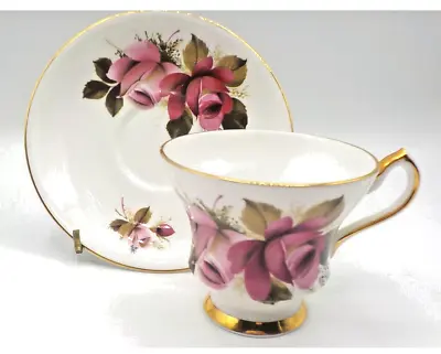 Buy Royal Windsor Tea Cup And Saucer Roses Fine Bone China Made In England  • 13.28£