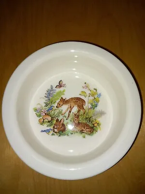 Buy Vintage Royal Vale Children's Porridge Bowl Fine Bone China Excellent Condition • 15£