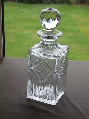 Buy Tyrone Crystal  SLIEVE DONARD   Square Spirit Decanter   - Ex Cond - Stamped • 32.99£