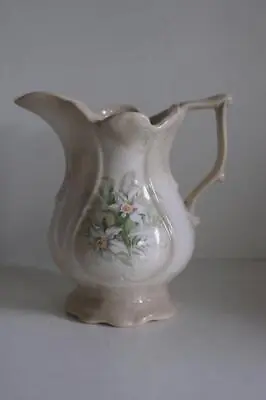 Buy A Lovely Blakeney Floral Milk Jug? In White And Cream. • 9.99£