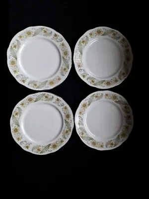Buy Vintage Duchess Greensleeves Bone China Large Side Plates 21cm No6 • 10£