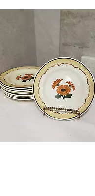 Buy Vintage Royal Copenhagen Morgenfrue ~ 9 Bread/Dessert Plates • 38.42£