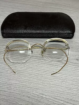 Buy Vintage Algha 20 Gold Filled English Eyeglasses  • 95£