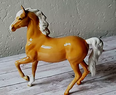Buy Beswick Palomino Prancing Arab Horse Pony Version 1 Beautiful Gloss Model 1261 • 49.99£