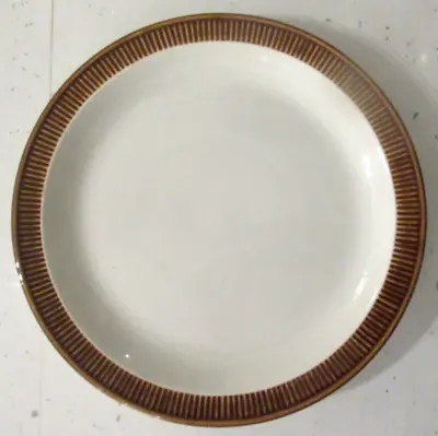 Buy Vintage Poole Pottery Earthenware Parkstone Chestnut Design 22cm Dessert Plate • 3£