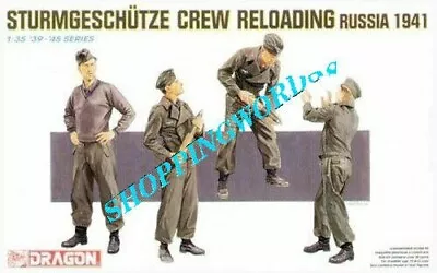 Buy DRAGON 6192 1/35 Sturmgeschutze Crew Reloading (Russia 1941) • 17.85£
