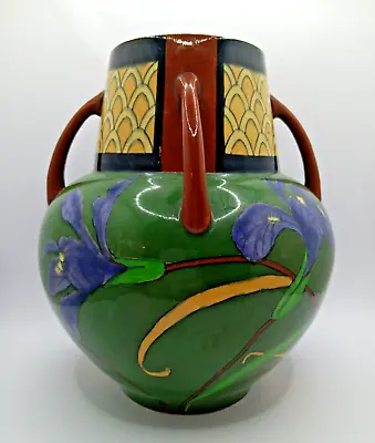 Buy Foley Intarsio Vase Frederick Rhead Art Pottery Antique Iris Flower 3003 330282 • 39.99£
