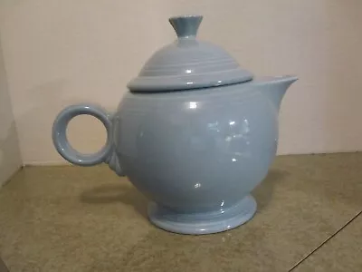 Buy Fiesta Ware Blue Round Tea Pot W/Lid • 31.12£