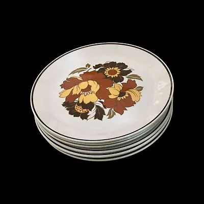 Buy Set Of 4 Vintage Johnson Bros Cabana Dinner Plates Collectible Tableware • 9.99£