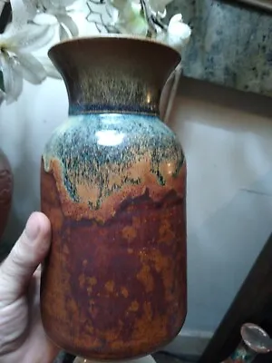 Buy Gerald & Lyn Grant Fangfoss Pottery Yorkshire Vase German Lava  Style 8   • 22£