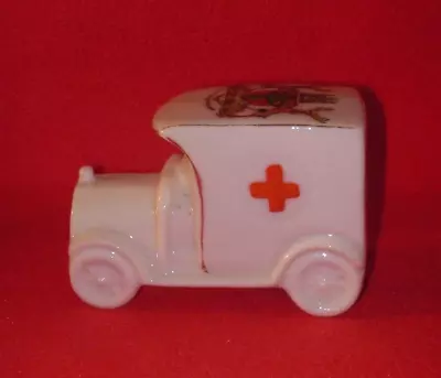 Buy Willow Art Crested China WW1 Red Cross Van City Of Nottingham Crest • 9.99£