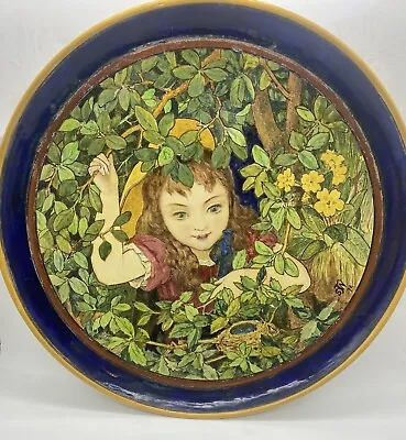 Buy Unusual Antique Arts And Crafts George Jones Faience Pottery Charger Plate 1872 • 200£