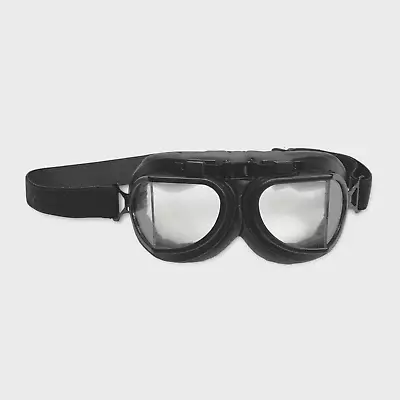 Buy RAF WW2 Style Replica Steampunk Goggles - Black - One Size / Adjustable • 14£