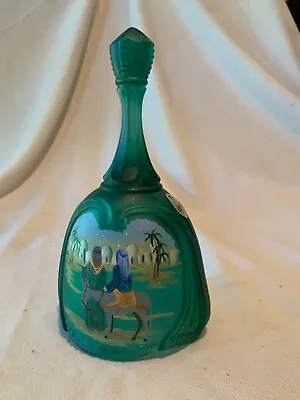 Buy Fenton Art Glass Christmas Limited Edition 1998 Hand Painted Bell • 81.96£