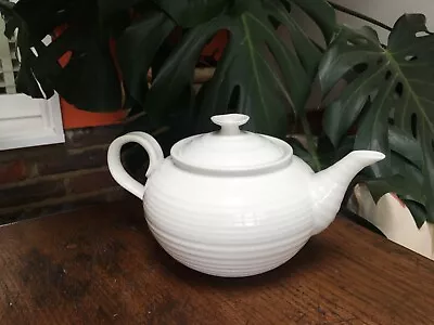 Buy Sophie Conran Portmeirion White 2 Pint 1.3L Porcelain Teapot - Unused  • 3£