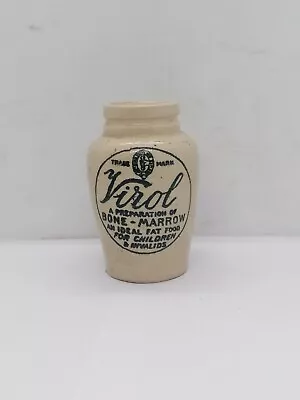 Buy Old Stoneware Virol Pot  • 9.99£