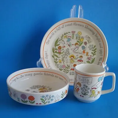 Buy Lenox Gentle Friends Child's China Dinnerware Set Cup Bowl Plate • 37.92£