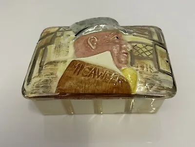 Buy Lancaster Sandland Mr. Micawber Trinket/Jewelry Box W/Lid English Ware Gold Trim • 21.68£