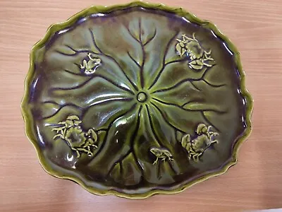 Buy Linthorpe Art Pottery Dish, Unusual Frogs And Crabs Decoration, Dr C Dresser • 399£