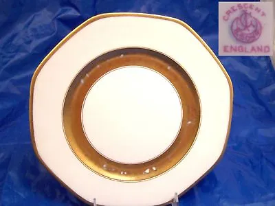 Buy 1-7 Crescent George Jones England Wide Gold Band Plates • 6.23£