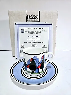 Buy Clarice Cliff Limited Edition May Avenue Cafe Chic Cup & Saucer COA And Boxed • 42.50£