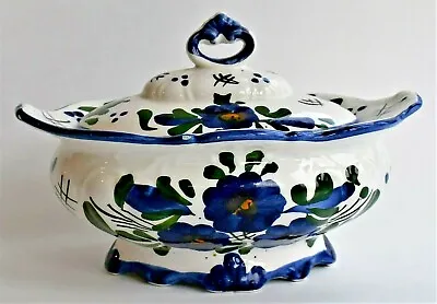 Buy Vintage Spanish Ceramicas Oliver Pintado A Mano Tureen 21cm Wide • 13.20£