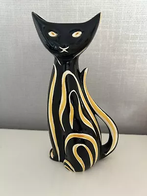 Buy Vintage Mid Century  1950s 'Tigris' Ceramic Cat Vase By Georg Schmider • 26£