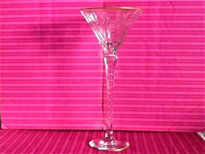 Buy Royal Brierley Champagne Glass~11.1/2 High - With Gold Rim~signed • 24.99£