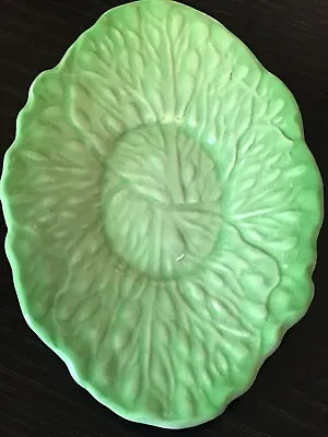 Buy Carlton Ware Lettuce Leaf Dish, Green,13.5cms X 9.5cms,Vintage,Pre Owned,VG Cond • 8.50£