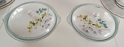 Buy Pair Of Myotts China Lyke Ware Casserole Dishes With Lids Excellent Condition • 21£