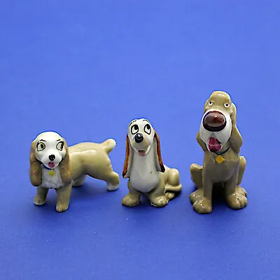 Buy Wade Lady, Dachsie & Trusty Dog 'Lady & The Tramp' Disney Cartoon Figurines • 4.99£