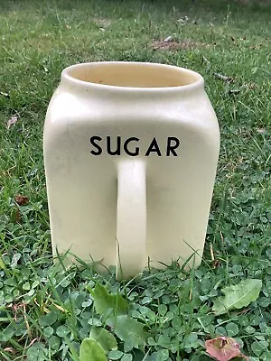 Buy Vintage Pountney Bristol Kitchen Ware Sugar Jar No Lid • 16£