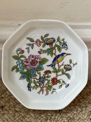 Buy Aynsley Pembroke Dish Fine Bone China Bird/Floral Design Ornament • 5.99£
