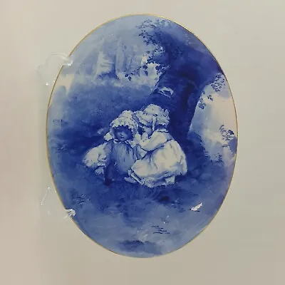 Buy Royal Doulton Blue Childrens Series Wares Oval Plaque - 7728 RD • 250£