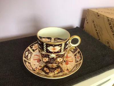 Buy Royal Crown Derby  Large Moustache Cup And Saucer Imari  2451 Vgc  1916 • 69.99£