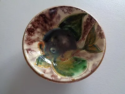 Buy Puigdemont Pottery Of Spain Fish Bowl. 180mm Across. Used But Great. • 35£