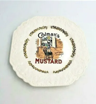 Buy Lord Nelson Ware Pottery  'Vintage Colmans Mustard Plate'  Excellent Condition • 6.50£
