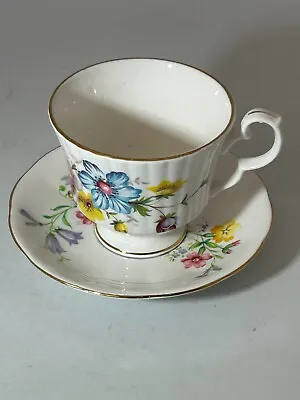 Buy Old Country Road Spray Queen Anne China Floral Flowers Teacup & Saucer  Set #LH • 2.99£