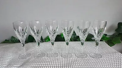Buy Royal Doulton Lead Crystal 6.75  High Small Wine Glasses X6 • 21.99£