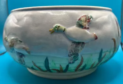 Buy Rare Antique Flying Ducks Shorter And Son Ceramic 1930's Hand Painted Bowl • 15.99£