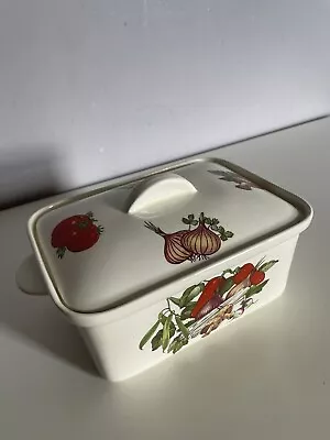 Buy Norsk Egersund Norway Small Casserole Dish With Lid Vegetable Design 18x 13.5 Cm • 24.99£